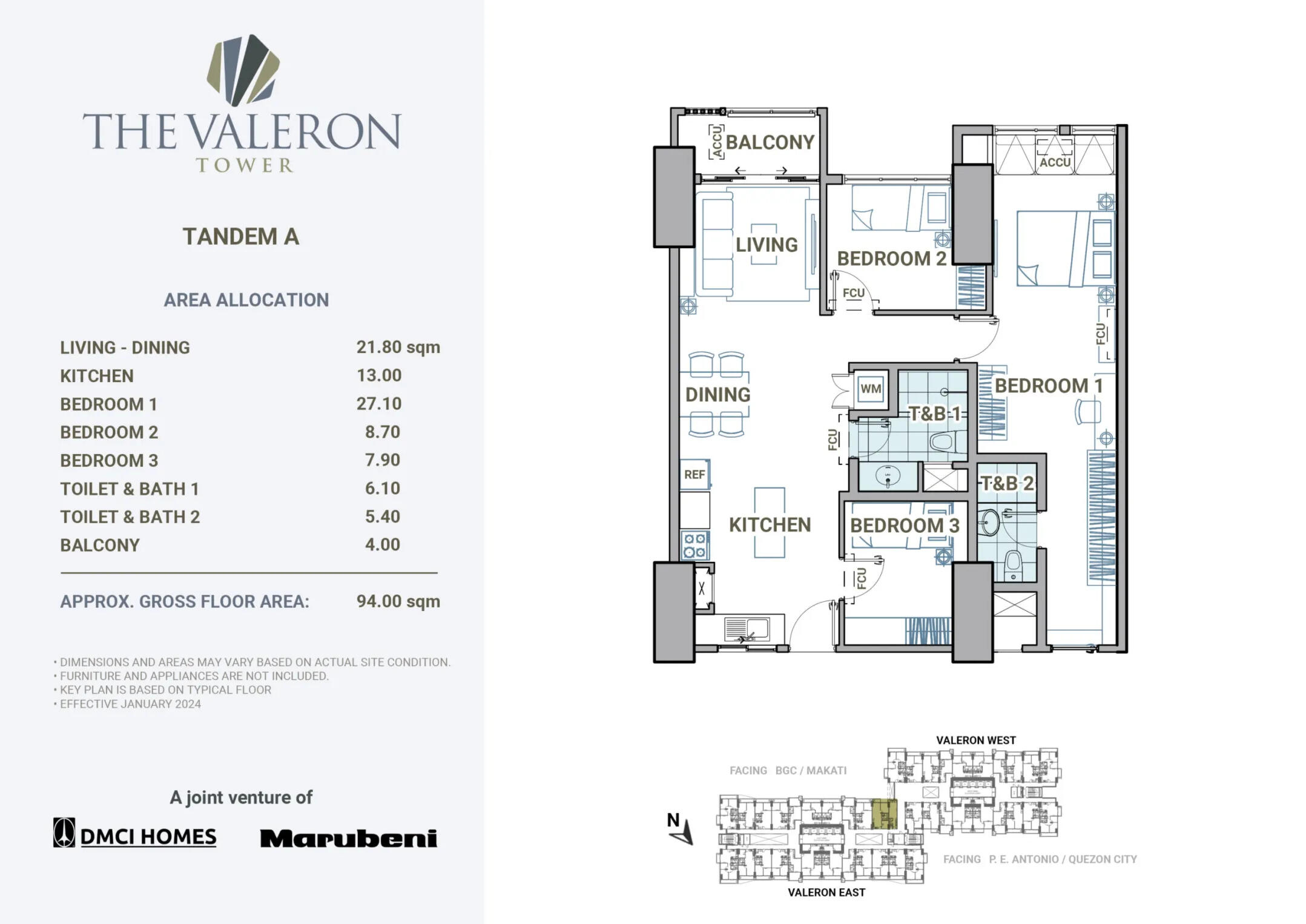 THE VALERON Tandem Units A